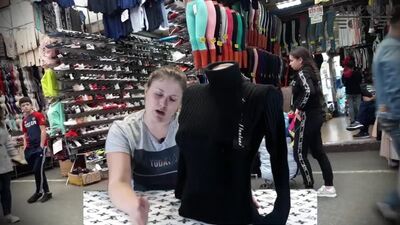 Marché SADOVOD 22 39 Robe pour femme LAPSHI _ Masha Kopytina [sadovodopt]