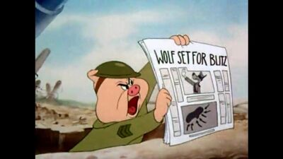 Los tres cerditos y el lobo Adolf / Blitz Wolf / 1942 / EE. UU. / Tex Avery