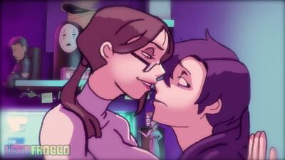 Льюд Фрогго 2D қысқа порно анимациясы MILF ауызбен ләззаттандыру терең жұту қатал секс қыз хентай