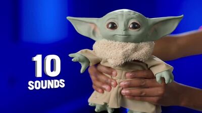 Sprechendes Plüschtier „Baby Yoda“ aus „The Mandalorian“