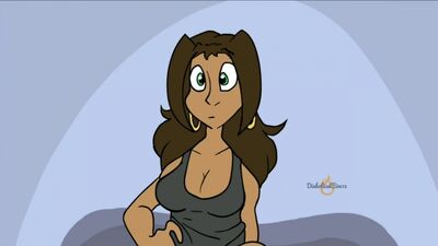 [Diabolical Sin115] Gonflement du ventre d'une femme de dessin animé