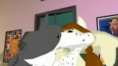 Dog fuck furry