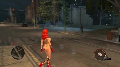 Saints Row: The Third — Mod de nudez
