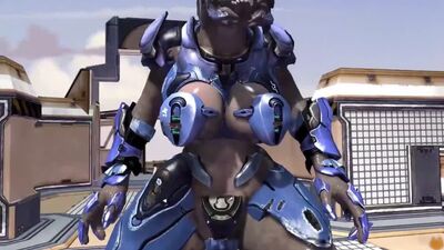 Animação de derrubada da Elite Feminina do Halo