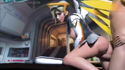 PMV z postacią Mercy z gry Overwatch