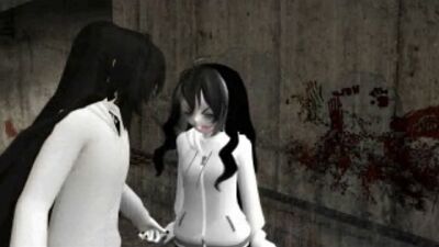 [MMD] Jeff et Jeffy le Tueur - Tout ce que tu sais faire, je sais le faire mieux [modèle de test]