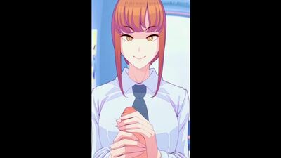(Som) Animação de masturbação na perspetiva de Makima [Chainsaw Man; Pornografia; Hentai; R34; Sexo; порно; секс; хентай]
