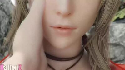 Aerith Gainsborough - Porno hentai 3D; [Final Fantasy 7]
