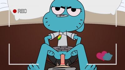 Gumball and Nicole Watterson