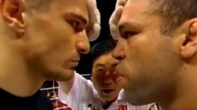 Mirko Crocop vs Wanderlei Silva 1 - O melhor «staredown» de sempre no MMA
