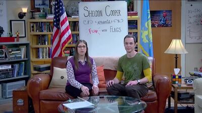 Toma falsa de la 8.ª temporada de «The Big Bang Theory»
