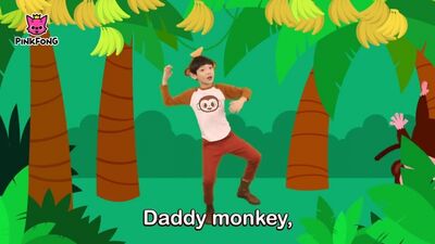 Dança da Banana do Macaco _ Dança Connosco _ Canções da Pinkfong para Crianças