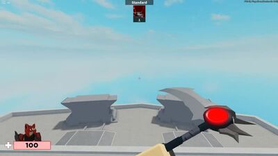 Panda rojo haciendo el gesto de «Thriller» en Roblox Arsenal (720 x 1280).mp4