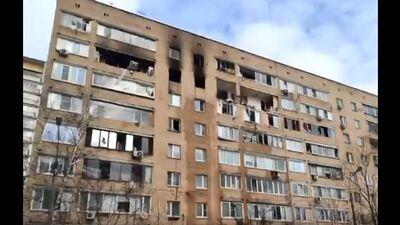 Wybuch w budynku mieszkalnym w Chimkach