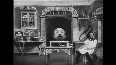 El hombre de la cabeza de goma (1901) Georges Méliès