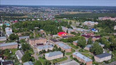 P. Igrá, Udmurtia, Centro, Vistas de los alrededores