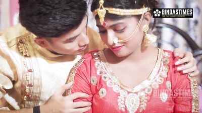 Indian Bhabhi Bebo's First Time Suhaagraat with Her Husband Ady