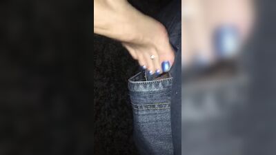 Provocação com os pés