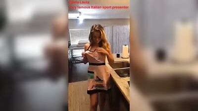 Une présentatrice sportive italienne, une vidéo à caractère sexuel