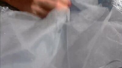 Blue Chiffon Dress Petticoat Wank gay