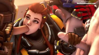 OverWatch, порно, добірка з великим членом, правило 34