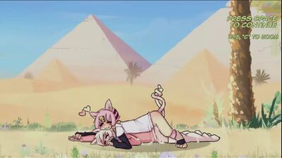 Max The Elf: Juego hentai porno, Ep. 2. Un elfo se convierte en una chica y una súcubo traviesa se la folla por ambos agujeros