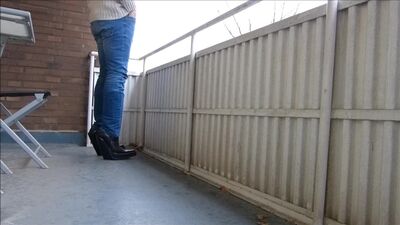 Ekstremalne kowbojskie buty na platformie