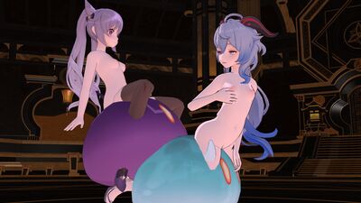 Genshin Impact: Heißer Sex mit Ganyu und Keqing