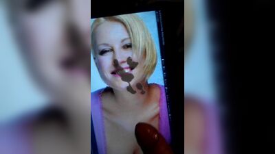 Éjaculation faciale sur Denise Van Outen