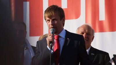 Jewgienij Urłaszow – wiec w Jarosławiu