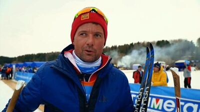 Jegor Sorin o zwycięstwie Tatiany Sorinowej w maratonie narciarskim w Jugosławii