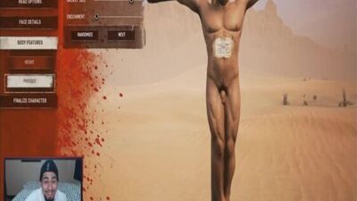 Całkowicie nagie postacie z gry Conan Exiles (mężczyzna)