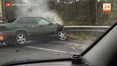 Accident dans le district de Volzhsky. (Vidéo)