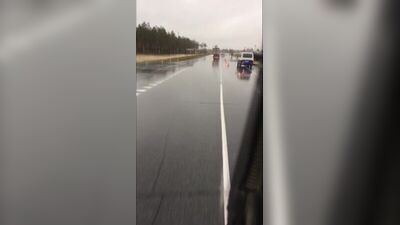 Acidente na estrada entre Surgut e Lyantor