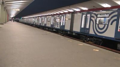 Ligne 3 à la station Vykhino 2