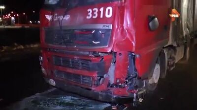 21 de noviembre de 2016: Un autobús que cubría la ruta Moscú-Gomel sufrió un accidente cerca de Kaluga