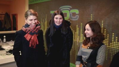Ekaterina Gorbunova, Anya Suchowa und Elina Pochueva über die Sendung „Helden unserer Stadt“ vom 09.02.17