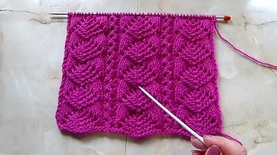 Durchbrochene Teppiche – Stricken