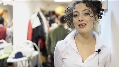 Die Schauspielerin Daria Burlyukalo