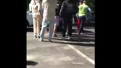 Wypadek na ulicy Mosfilmowskiej w Moskwie z udziałem Michaiła Litwina