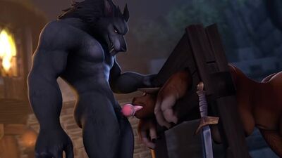 Yiff en 2D por pptimewithd. Porno furry. Sexo. E621. FYE. Warcraft. R34. Worgen. Tauren. Hombre lobo. Vaquera. Bondage. Mamada profunda. Heterosexual