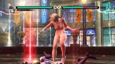 Tekken 6 — Mod de nudez — Lili VS Nina