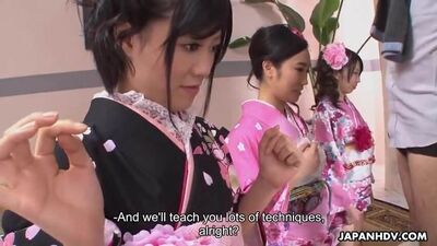 Teaching Them Asian Bitches how to Suck some Hard Cock