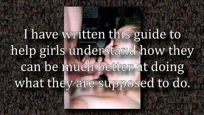 Blowjob Advice for Good Sluts - with Voiceover