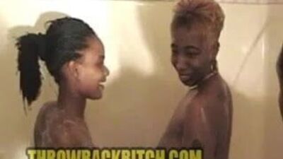 They Throw 2 Girls in the Shower and Pound Fuck Ass