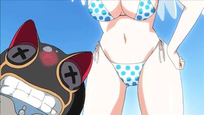 Sexy Ecchi Wrestling Cartoon