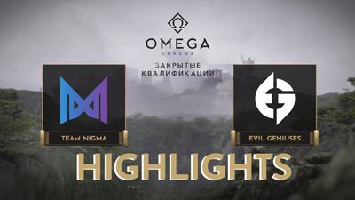 Team Nigma kontra Evil Geniuses | Najważniejsze momenty | OMEGA League: Europe Immortal Division
