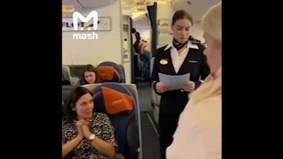 La actriz Lidiya Velezhova montó un escándalo en un vuelo de Moscú a Tel Aviv en el aeropuerto de Sheremétievo