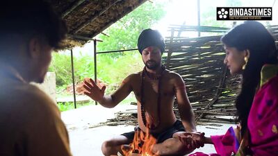 Desi Wife Sharing with a Baba Hindi Audio
