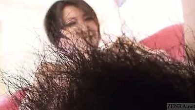 Subtitled Japanese Amateur Perfect Bush Naked Body Check